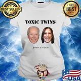 Toxic Twins Joe Biden And Kamala Harris Shirt Ladies tee