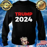 Trump 2024 Red White Election Shirt Sweater