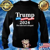 Trump 2024 The Rules Have Changed American Flag Shirt Sweater