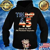 Trump 45 January 20 2021 59th Presidential Inauguration American Flag Shirt Hoodie