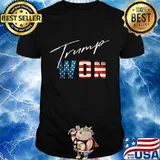 Trump Won American Flag Shirt