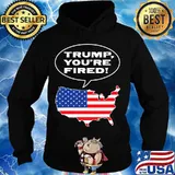 Trump You’re Fired American Flag Map Election Shirt Hoodie