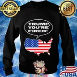 Trump You’re Fired American Flag Map Election Shirt Sweater