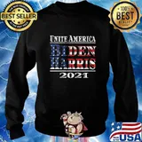 Unite Joe Biden Kamala Harris 2021 Democratic American Flag Shirt Sweater