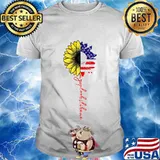 Usa flag sunflower my vp looks like me vice president shirt