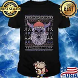 Viking santa claus ugly christmas shirt