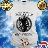Vikings your mind is a battlefield be its commander not it's soldier s Ladies tee