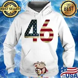 Vintage 46 american flag s Hoodie