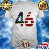 Vintage 46 american flag shirt