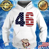 Vintage 46 Outfit American Flag Shirt Hoodie