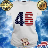 Vintage 46 Outfit American Flag Shirt Ladies tee