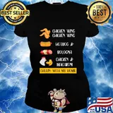 Viral chicken wing chicken wing hot dog & bologna song s Ladies tee