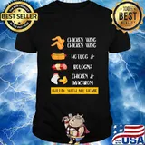 Viral chicken wing chicken wing hot dog & bologna song shirt
