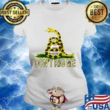 Vote Don't Rig Me Snake American Flag Shirt Ladies tee
