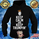 Vote Trump 2020 Keep Calm And Keep Trumpin’ President Crown Shirt Hoodie