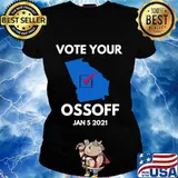 Vote your ossoff for jon flip georgia runoff 2020 s Ladies tee