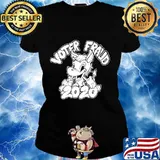 Voter Fraud 2020 Donkey Election 2020 Shirt Ladies tee