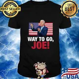 Way to go joe biden american flag democrat congrats winner shirt