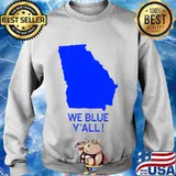 We blue y'all georgia election 2020 map s Sweater