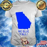 We blue y'all georgia election 2020 map shirt
