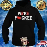 We're fucked american map s Hoodie