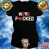 We're fucked american map s Ladies tee