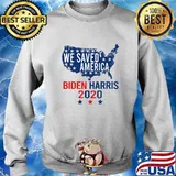 We saved america election winner biden harris 2020 46 s Sweater