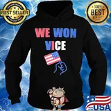 We Won Vice American Flag Election Shirt Hoodie