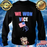 We Won Vice American Flag Election Shirt Sweater