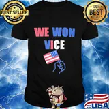 We Won Vice American Flag Election Shirt