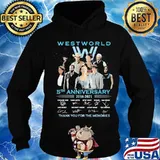 West world 5th anniversary 2016 2021 thank you for the memories signatures s Hoodie