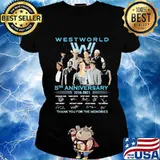 West world 5th anniversary 2016 2021 thank you for the memories signatures s Ladies tee