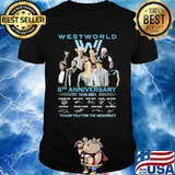 West world 5th anniversary 2016 2021 thank you for the memories signatures shirt