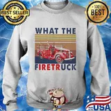 What the firetruck vintage retro s Sweater