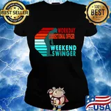 Workday Correctional Officer Weekend Swinger Golfer Golfing Shirt Ladies tee