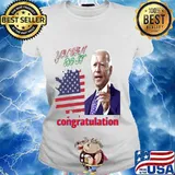 You can do it joe biden congratulation american flag s Ladies tee