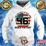 You Can Shut Up Now Man 46 Biden Victory American Flag Shirt Hoodie