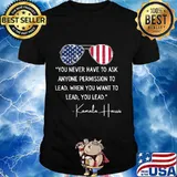 You lead madam vice president harris quote inauguration 2021 american flag shirt