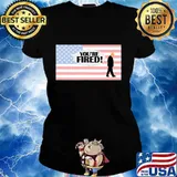 You're Fired Donald Trump American Flag Shirt Ladies tee