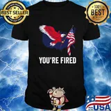 You're Fired Usa Map Eagle American Flag Shirt