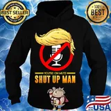 You're On Mute Shut Up Man Hair Donald Trump Shirt Hoodie