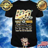 100 Years Of The Greatest Nfl Teams Packers Thank You For The Memories Signature Shirt