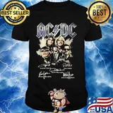 AC DC highway to hell signature shirt