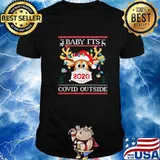 Baby It's Covid Outside Reindeer Wear Mask 2020 Merry Christmas Shirt