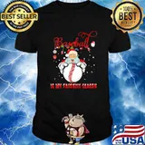 Baseball is My Favorite Season for baseball lover Santa claus shirt