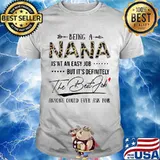 Being A Nana Isn’t An Easy Job But It’s Definitely The Best Job Anyone Could Ever Ask You Leopard Shirt