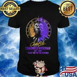 Black Panther Chadwick Boseman 1977 2020 Thank You For The Memories Signature Shirt