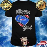 Buffalo Bills Girls Heart Diamond Shirt