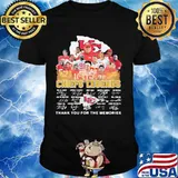 Chiefs Legends Football Team Thank You For The Memories Signature Shirt