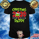 Christmas 2020 Daddy Grinch Hat Santa Claus Merry Xmas Shirt